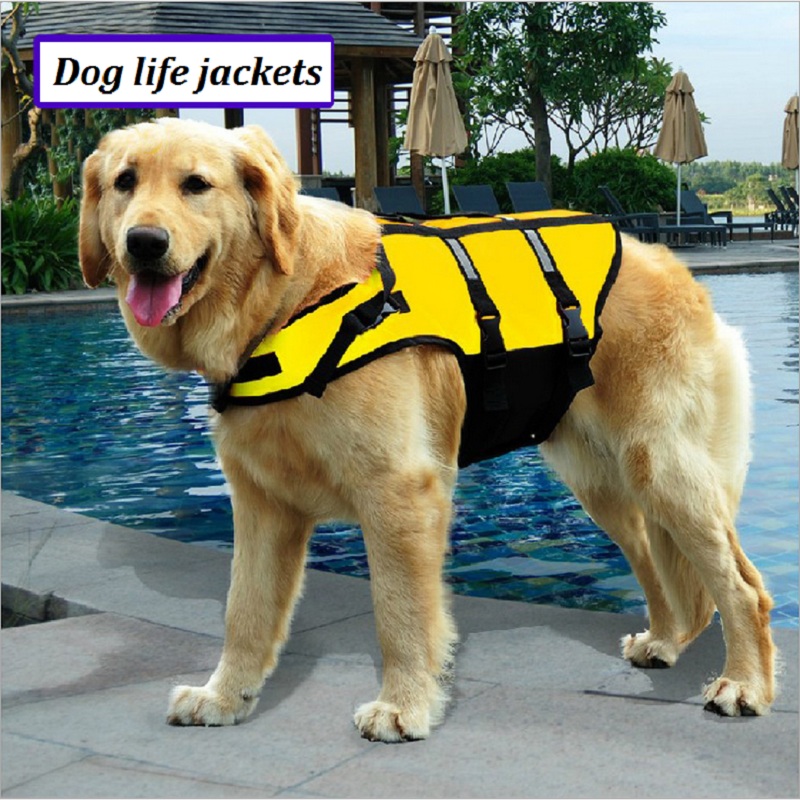 ?     Ȱ  ٱ Ͽ ȣ ֿ          õ/ Big Size Dog Life Jacket Life Vest Outward Hound Saver Pet Dog Swimming Preserver